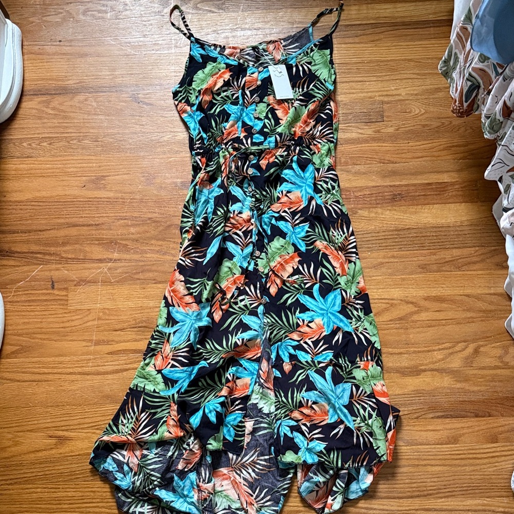 NWT Brovave Tropical Floral Dress